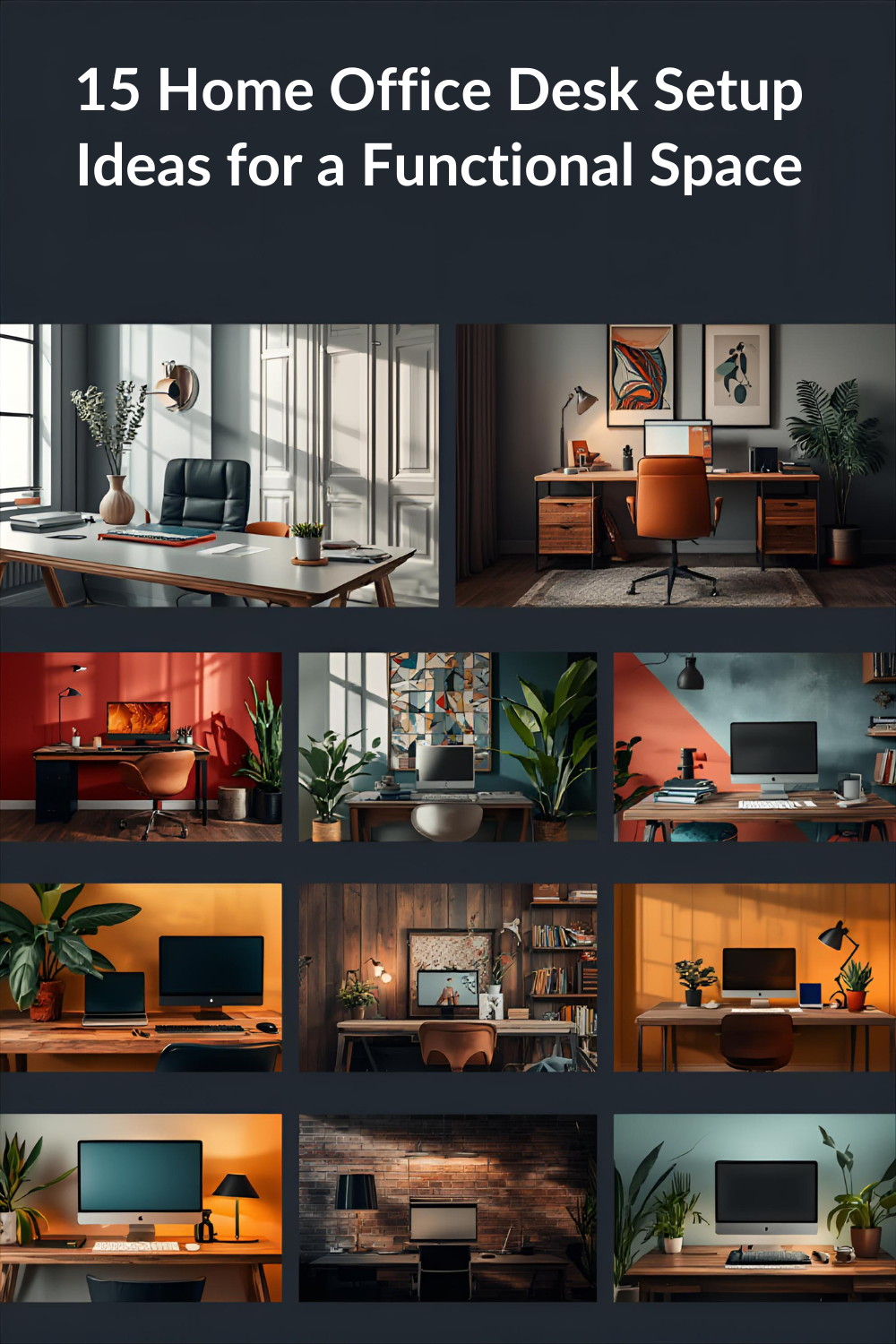 15 Home Office Desk Setup Ideas for a Functional Space