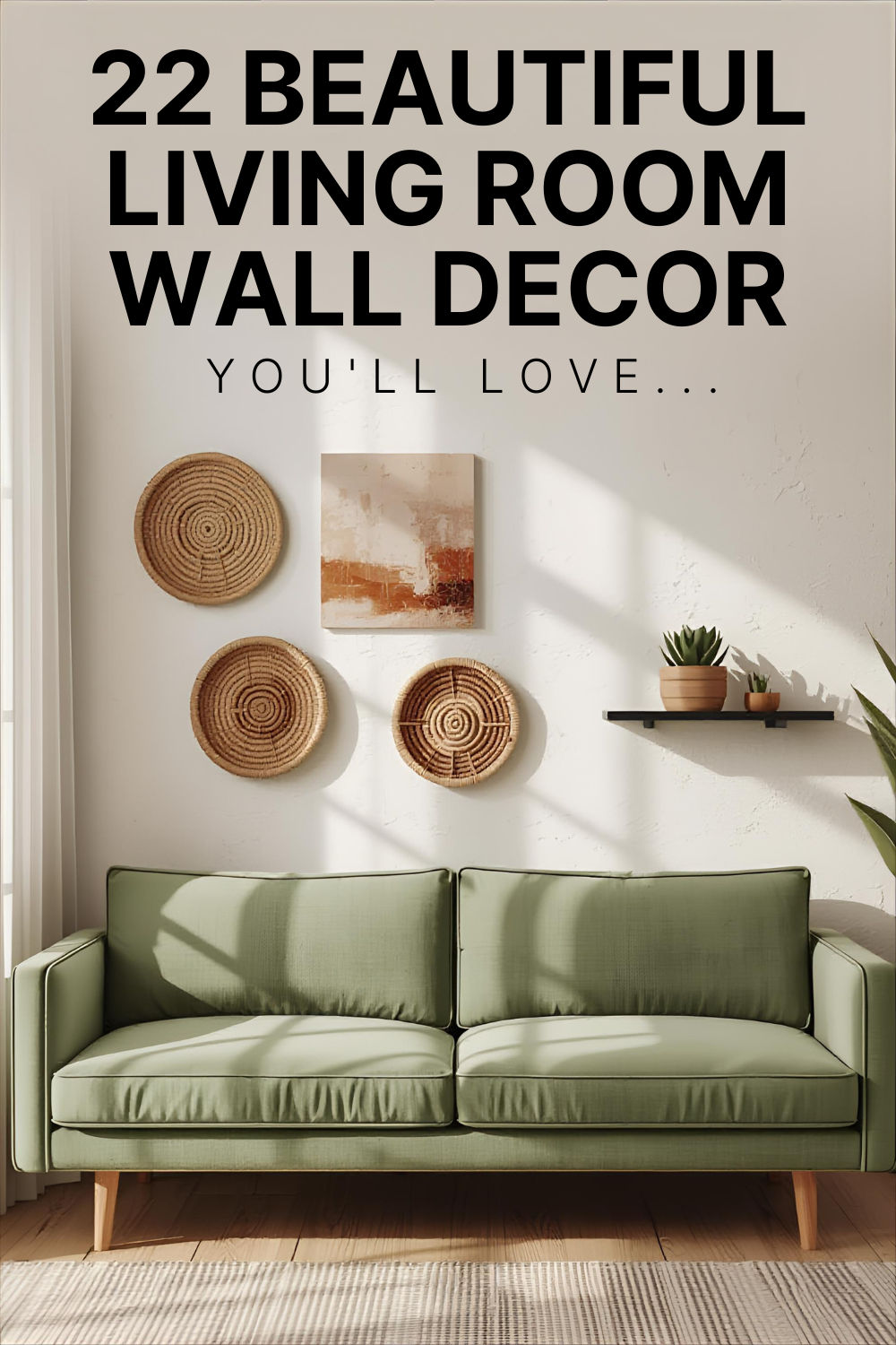 22 Beautiful Living Room Wall Decor Ideas You’ll Love