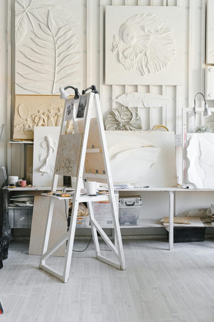 home wall art handmade with using cardboard