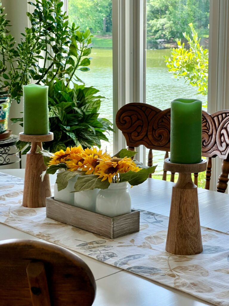Decorative candles and candle holders for home decor