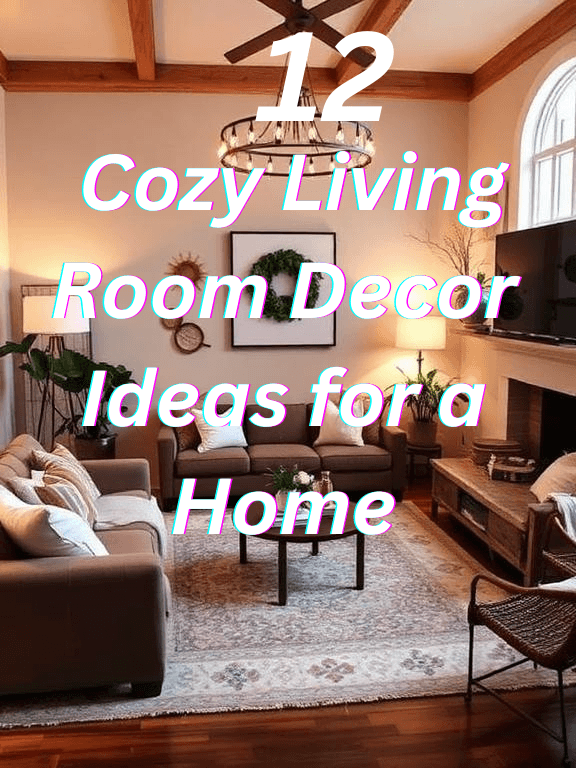 12 cozy living room decor ideas for a home