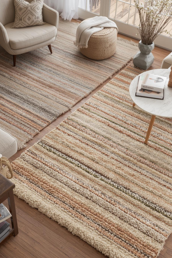 23 Cozy Living Room Ideas for a Warm & Inviting Space Cozy living room with layered rugs, neutral furniture