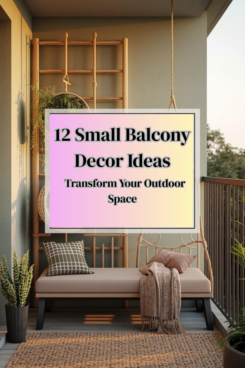 12 Small Balcony Decor Ideas to Transform Your Outdoor Space 12 Small Balcony Decor Ideas to Transform Your Outdoor Space