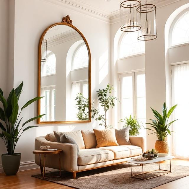 22 Mirror Wall Decor Ideas for Living Rooms