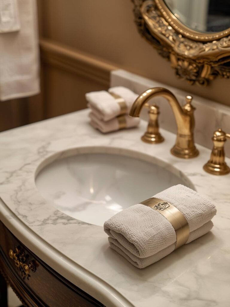 powder room luxury hand towels