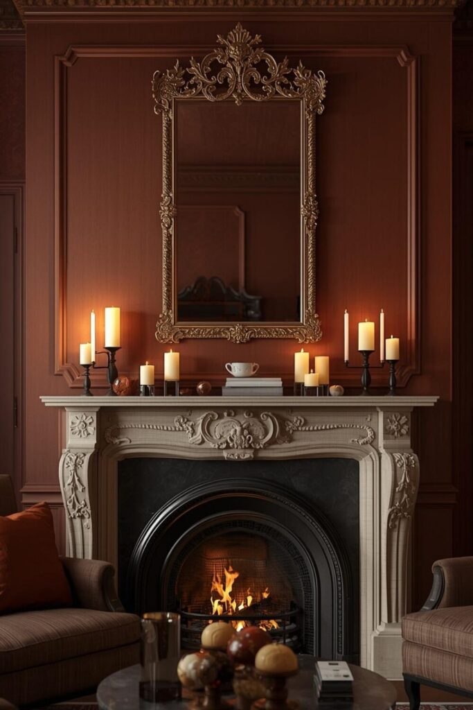 23 Ways to Create a Mirror Aesthetic Ideas in Your Space Mirror reflecting indoor plants in living room.