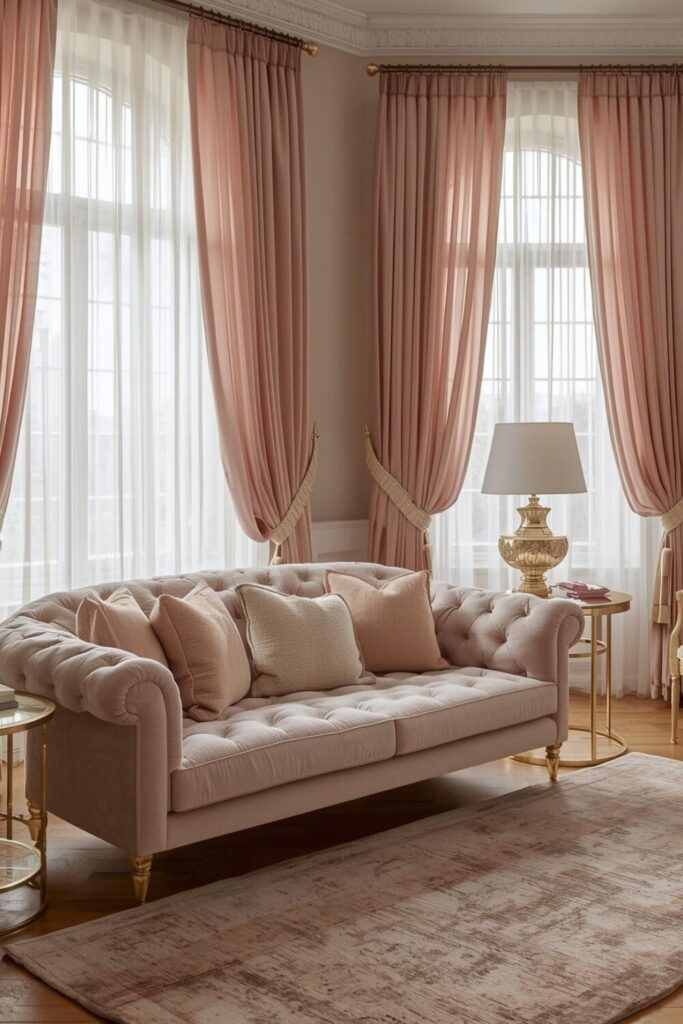 Layered luxury bedding with velvet and faux fur