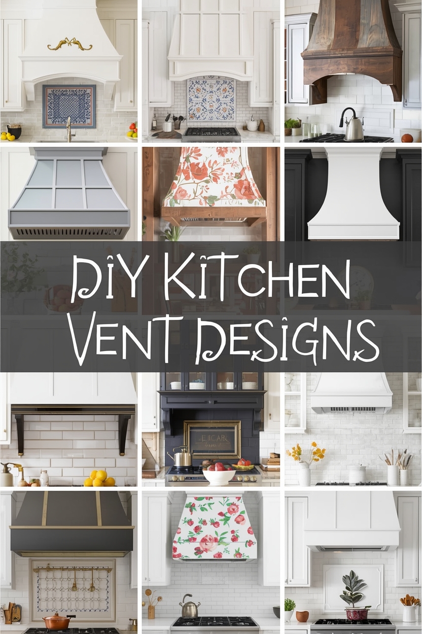 25 DIY Vent Hood Cover Ideas for a Luxe Kitchen on a Budget